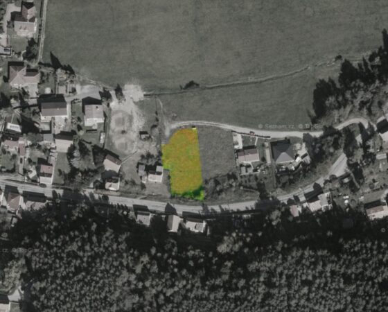 Ledce u Plzně – prodej stavebního pozemku 1446 m2